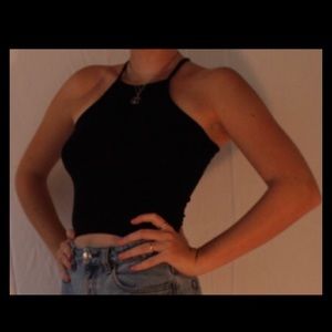 halter crop top